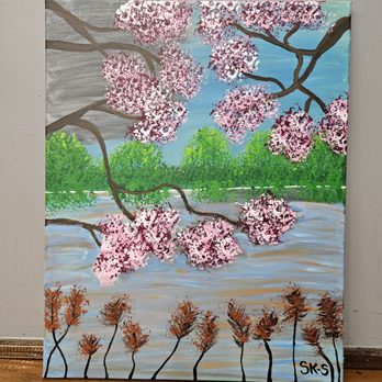 Purple Easel - Thanks, Jake, for a great night painting the Silver Lake. You're the best! Can't wait to paint with you again this Saturday. - Paint & Sip Near Me - Ontario, California Purple Easel - Thanks, Jake, for a great night painting the Silver Lake. You're the best! Can't wait to paint with you again this Saturday. - Paint & Sip Near Me - Ontario, California