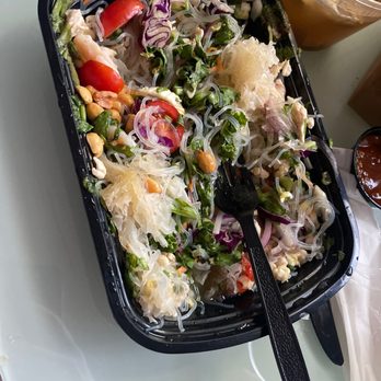 Asian Mint - Clear Asian Noodle Salad - Asian Fusion Near Me - Dallas, Texas