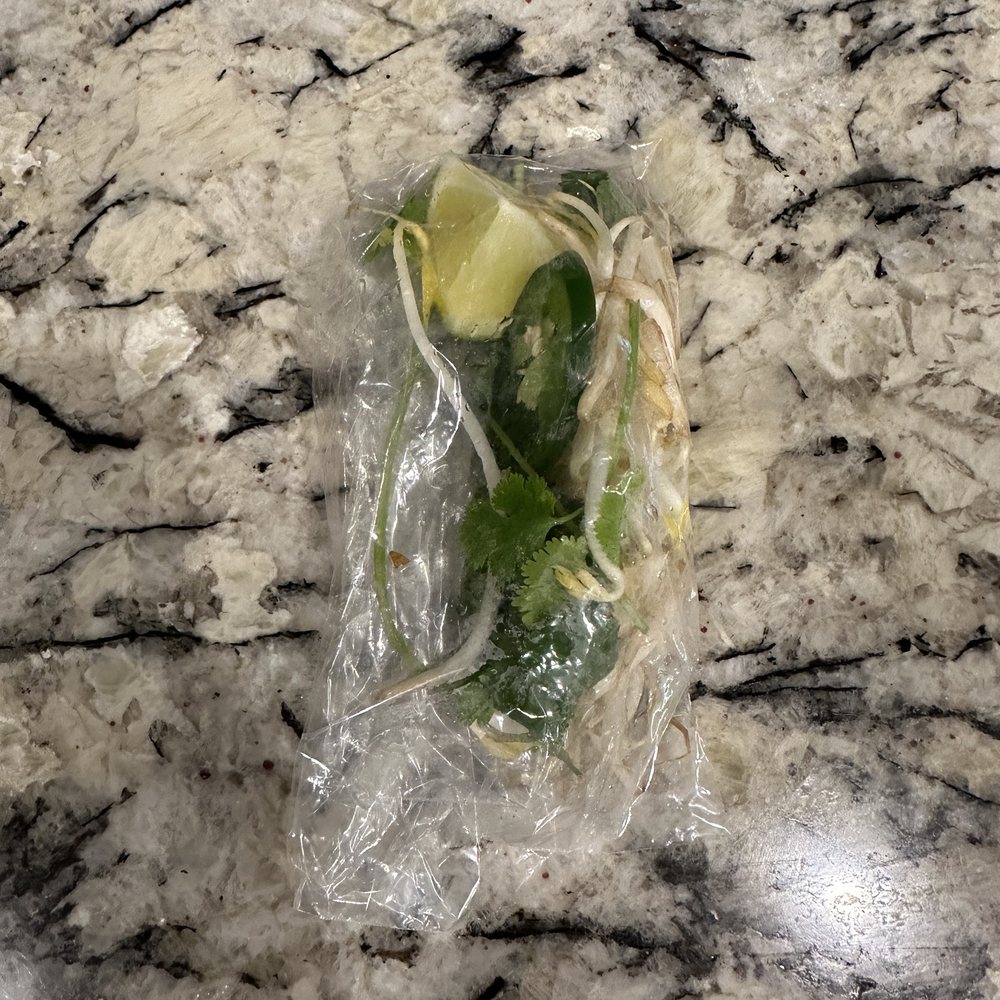 Pho garnish Pho garnish