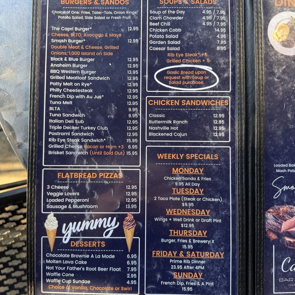 Capri Bar & Grill - American Near Me - Orange, California Capri Bar & Grill - American Near Me - Orange, California