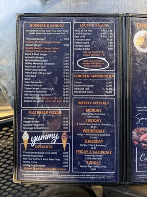 Menu photo 3 Capri Bar & Grill Orange, CA