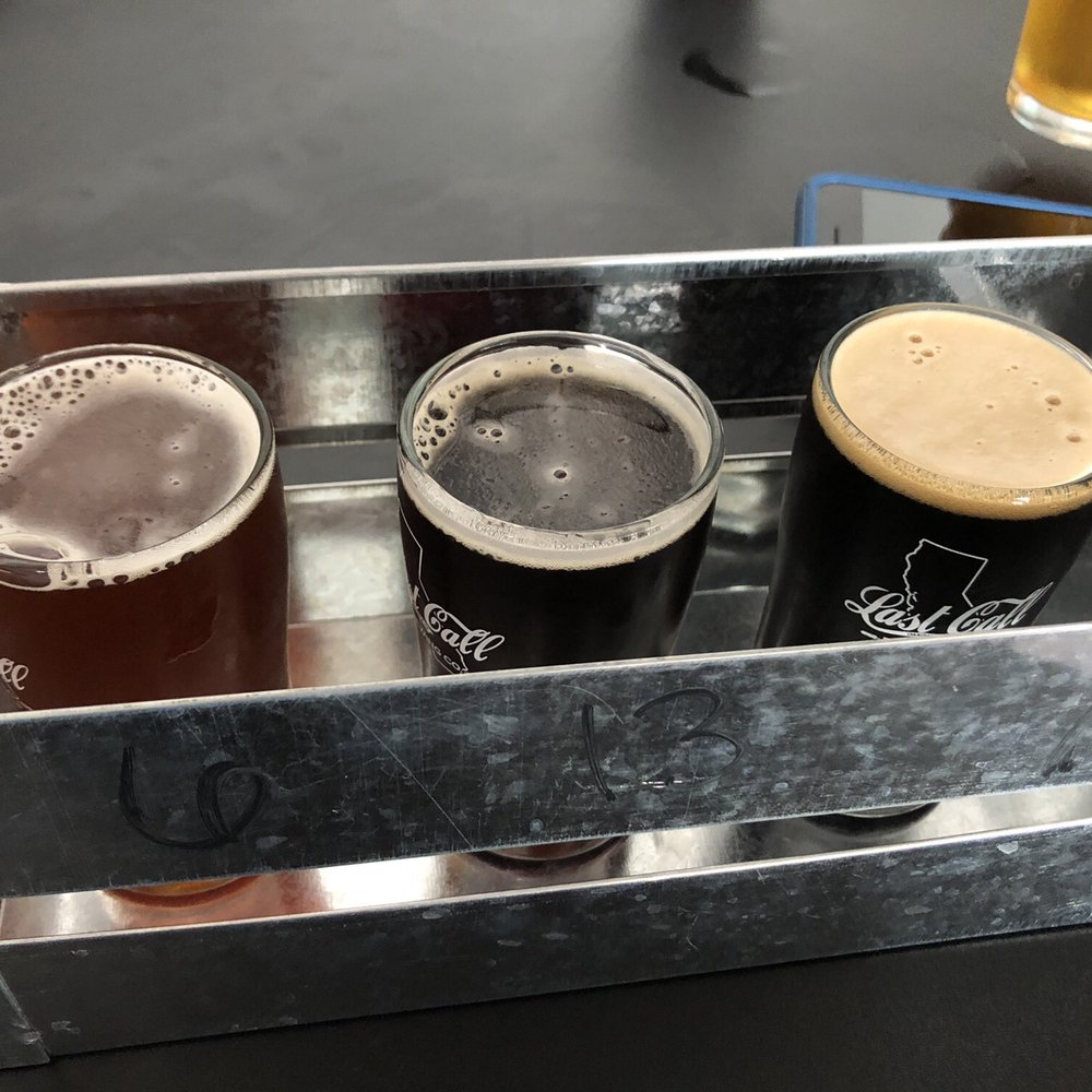 Last Call Brewing - Beer flight! - Breweries Near Me - Oakdale, California Last Call Brewing - Beer flight! - Breweries Near Me - Oakdale, California