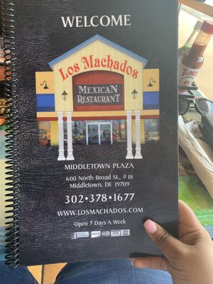 Menu photo 1 Los Machados Mexican Restaurant Middletown, DE Menu photo 1 Los Machados Mexican Restaurant Middletown, DE
