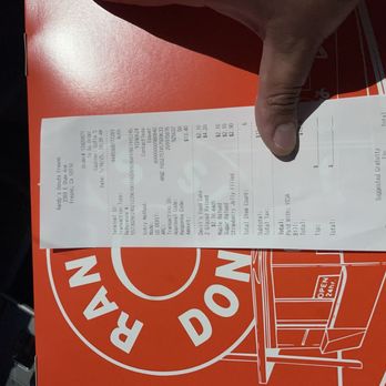 Randy's Donuts - If you zoom in closely, you'll see how much we paid for the half a dozen - Donuts Near Me - Fresno, California Randy's Donuts - If you zoom in closely, you'll see how much we paid for the half a dozen - Donuts Near Me - Fresno, California