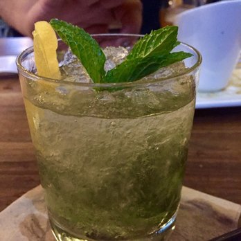 Eureka! - Mint Julep w/ a twist! (My preference!) dude giving the full approval from behind! Love the whiskeys here!!! - American Near Me - Cupertino, California Eureka! - Mint Julep w/ a twist! (My preference!) dude giving the full approval from behind! Love the whiskeys here!!! - American Near Me - Cupertino, California