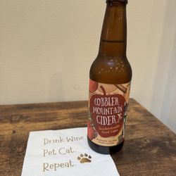 Mount Purrnon Cat Cafe and  Wine Bar - Cinnamon apple cider--so delicious!