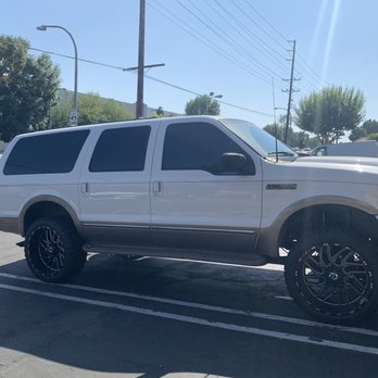 Rey's Window Tinting - My truck the 2002 Excursion Road for Wrestling trips. - Auto Glass Services Near Me - Brea, California Rey's Window Tinting - My truck the 2002 Excursion Road for Wrestling trips. - Auto Glass Services Near Me - Brea, California