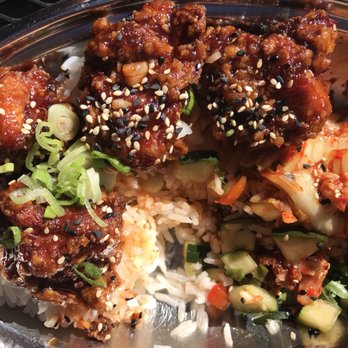 Spork - Spicy yummy fried chicken with rice and kimchee. - Mexican Near Me - Bend, Oregon Spork - Spicy yummy fried chicken with rice and kimchee. - Mexican Near Me - Bend, Oregon