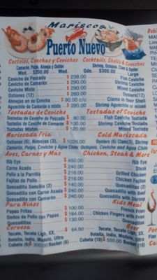Menu photo 7 Mariscos Puerto Nuevo Puerto Nuevo, BCN Menu photo 7 Mariscos Puerto Nuevo Puerto Nuevo, BCN