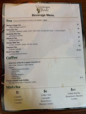 Menu photo 2 Vigorous Body New Orleans, LA Menu photo 2 Vigorous Body New Orleans, LA