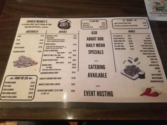 Menu photo 2 Charlie Meaney's Valley Stream, NY