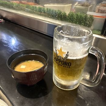 Kappo Irifune - Miso soup and beer - Sushi Bars Near Me - Torrance, California