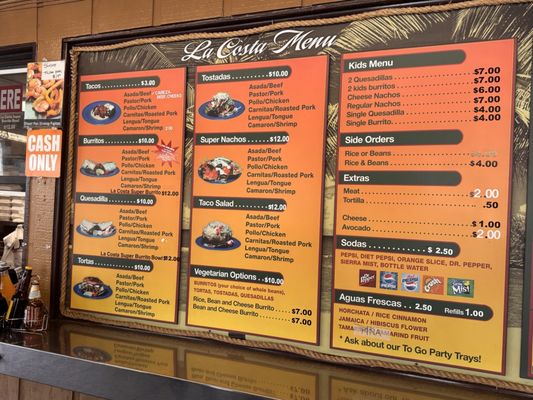 Menu photo 1 La Costa Brentwood, CA Menu photo 1 La Costa Brentwood, CA