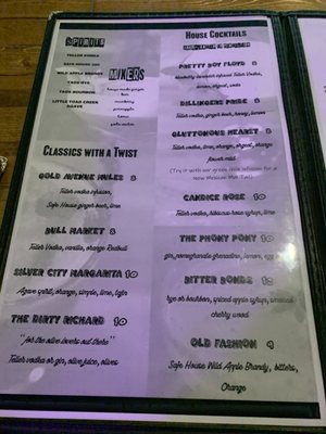Menu photo 2 Safe House Distilling Albuquerque, NM