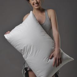 Supreme Quilts - We have standard size pillows in many down options in soft, medium and firm density.
