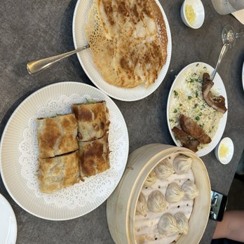 Prince Dumpling - Pork pan fried dumplings, fried rice with pork chop, beef roll, and chicken xiao long bao. - Dim Sum Near Me - Rosemead, California Prince Dumpling - Pork pan fried dumplings, fried rice with pork chop, beef roll, and chicken xiao long bao. - Dim Sum Near Me - Rosemead, California