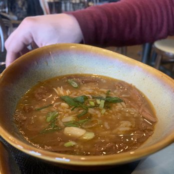Curio Bistro - Roast Duck & Black-Eyed Pea Gumbo - Cajun/Creole Near Me - New Orleans, Louisiana
