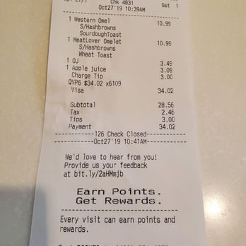 Scramble, a breakfast & lunch joint - Bill - Breakfast & Brunch Near Me - Phoenix, Arizona