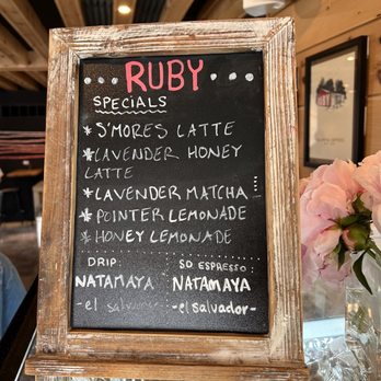 Ruby Coffee Roasters - a menu for ruby - Cafes Near Me - Stevens Point, Wisconsin