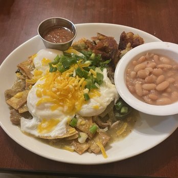 Happy Diner - Chili quilles with poached eggs. Absolute perfection!!! - Diners Near Me - San Pedro, California Happy Diner - Chili quilles with poached eggs. Absolute perfection!!! - Diners Near Me - San Pedro, California