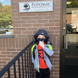 Potomac Orthodontics - For their Covid protocol you have to call to check in, temperature check and safe guidance on coming into the office.