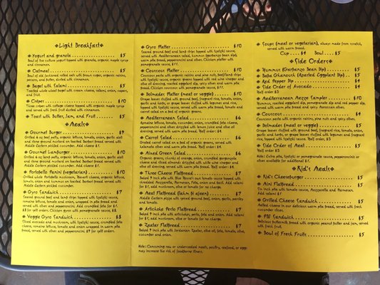 Menu photo 7 Blue House Cafe Vernonia, OR