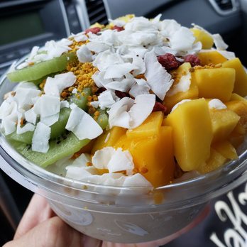 Playa Bowls - Tide bowl w.a half coconut base - Juice Bars & Smoothies Near Me - College Park, Maryland Playa Bowls - Tide bowl w.a half coconut base - Juice Bars & Smoothies Near Me - College Park, Maryland