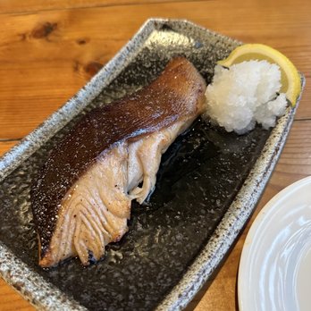 Guu with Garlic - Miso glazed black cod (highlight of the night) - Japanese Near Me - Vancouver, British Columbia