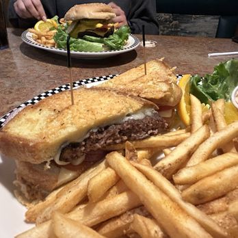 Black Bear Diner Woods Cross - Parmesan Sourdough Cheeseburger* (1100 cals.) - Diners Near Me - Woods Cross, Utah Black Bear Diner Woods Cross - Parmesan Sourdough Cheeseburger* (1100 cals.) - Diners Near Me - Woods Cross, Utah