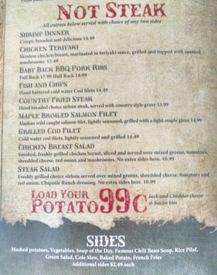 Menu photo 6 Steer N Stein Hemet, CA Menu photo 6 Steer N Stein Hemet, CA