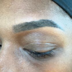 Brows Arch - HOW DO YOU FUVK UP THREADING PREVIOUSLY MICROSHADED BROWS? THIS SHOULD BE AN EASY CLEAN UP.