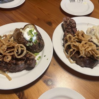 Cattlemens Steakhouse - Two Rustler Rib Eye Steaks - Steakhouses Near Me - Redding, California