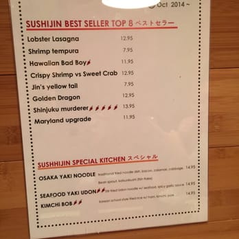 Sushi Jin - Their top sellers, very delicious! - Japanese Near Me - Silver Spring, Maryland