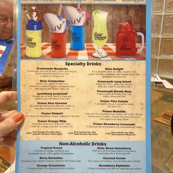Dixie Crossroads - Specialty Drinks menu - Seafood Near Me - Titusville, Florida Dixie Crossroads - Specialty Drinks menu - Seafood Near Me - Titusville, Florida