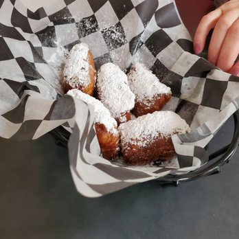 Wilma's - Beignets, excellent. The doughy inside and the crisp outside with powdered sugar is perfection. - Seafood Near Me - Wilmington, Delaware Wilma's - Beignets, excellent. The doughy inside and the crisp outside with powdered sugar is perfection. - Seafood Near Me - Wilmington, Delaware