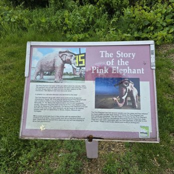 Pink Elephant - Public Art Near Me - DeForest, Wisconsin