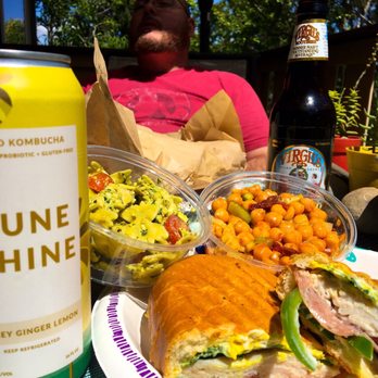 Newcastle Produce - Chickpea salad with sun dried tomatoes, Pesto chicken salad and pre-made grilled sandwich. - Coffee & Tea Near Me - Newcastle, California