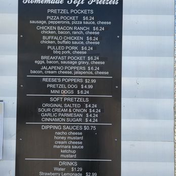 Mama Mandy’s Soft Pretzels - Menu options - Pretzels Near Me - Sarasota, Florida