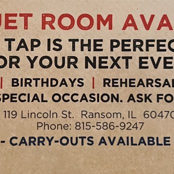 Jerry's Tap - Venues & Event Spaces Near Me - Ransom, Illinois