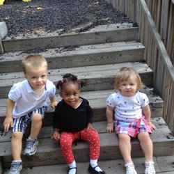 A Child's Garden - Taking a break during outdoor recess!