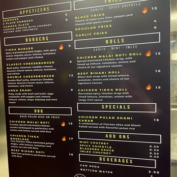 Blazzers - Menu - Food Trucks Near Me - San Diego, California Blazzers - Menu - Food Trucks Near Me - San Diego, California
