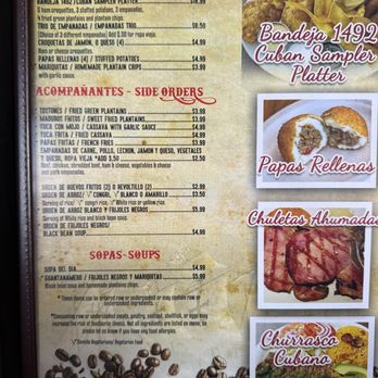 1492 Cuban Fusion - Menu - Cuban Near Me - Chicago, Illinois
