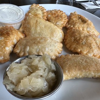 Pierogibites & More - Pierogis. A variety of flavors, but most of them just didn't taste like anything special. - Polish Near Me - Bellmore, New York Pierogibites & More - Pierogis. A variety of flavors, but most of them just didn't taste like anything special. - Polish Near Me - Bellmore, New York