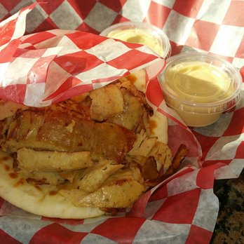 Skippy's Gyros - Chicken gyro,sauce only and meat well done..... - Fast Food Near Me - Saint Charles, Illinois Skippy's Gyros - Chicken gyro,sauce only and meat well done..... - Fast Food Near Me - Saint Charles, Illinois