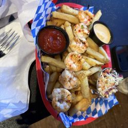 Koko's Bavarian - Grilled shrimp basket