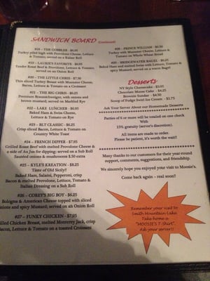 Menu photo 1 Moosie's Moneta, VA