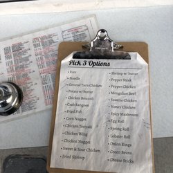 King Buffet - Menu (pick 3 options)