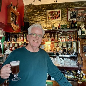 Marine Bar - Enjoying an afternoon Irish Coffee - Pubs Near Me - Dungarvan, WD