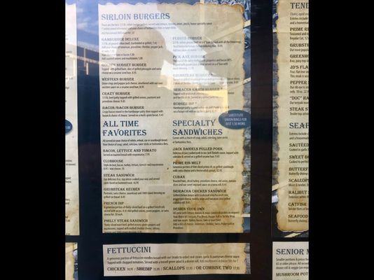 Menu photo 7 Grubsteak Mining Company Bar & Grill John Day, OR