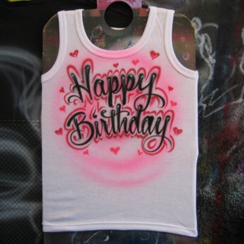 Expression Airbrush & Beyond - pink Birthday - Screen Printing/T-Shirt Printing Near Me - Gardena, California